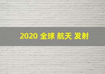 2020 全球 航天 发射